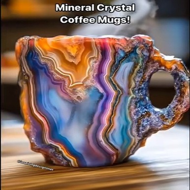 Resin Crystal Mug