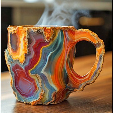 Resin Crystal Mug